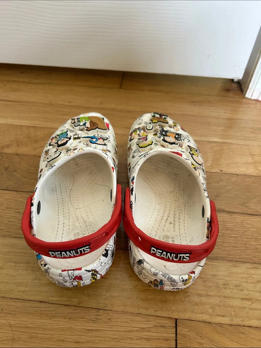 Peanuts Kids Crocs. Size 13